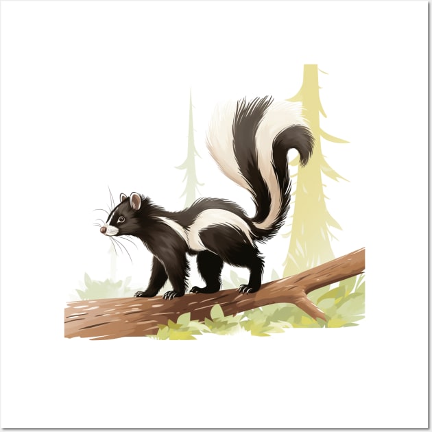 Skunk Wall Art by zooleisurelife